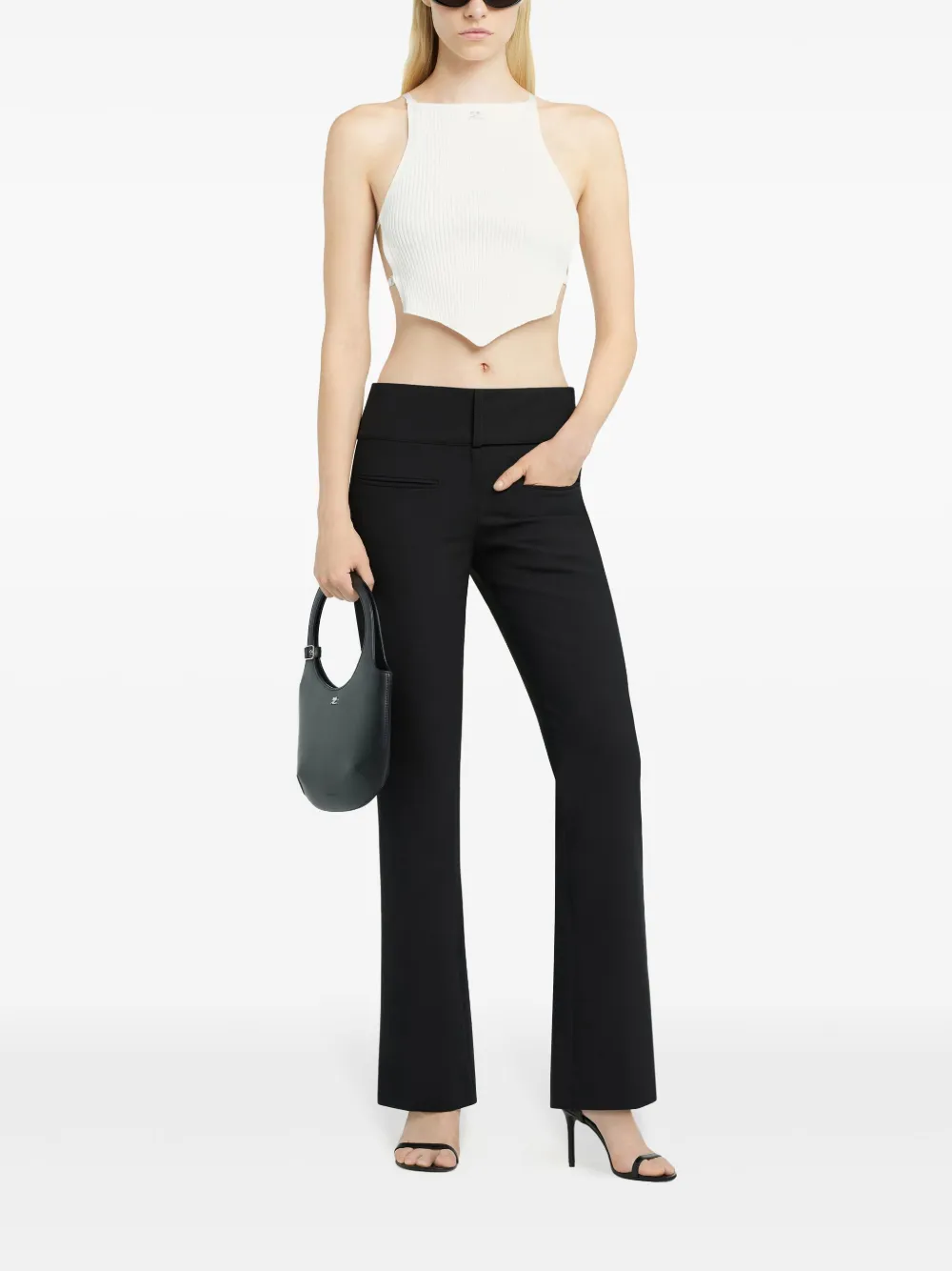 Courrèges Cropped top - Wit