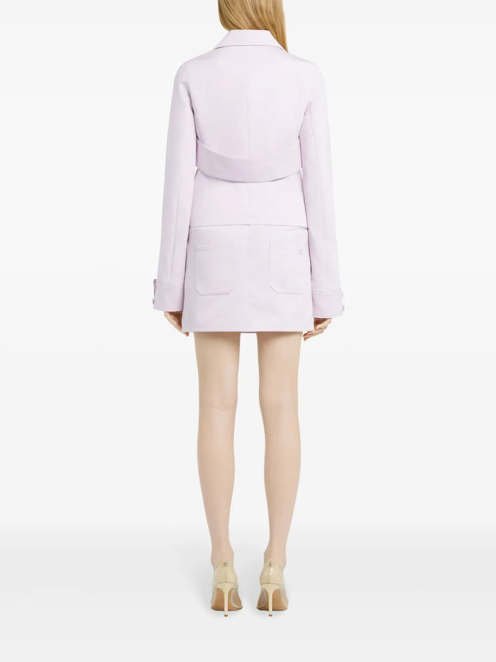 Courrèges Jack met rits Roze