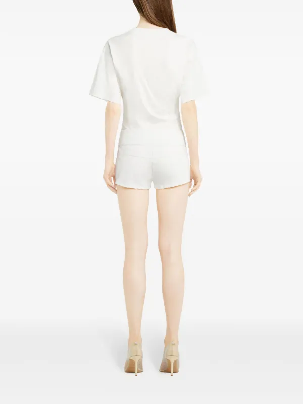 Courrèges Appliqué T-shirt | White | FARFETCH OM