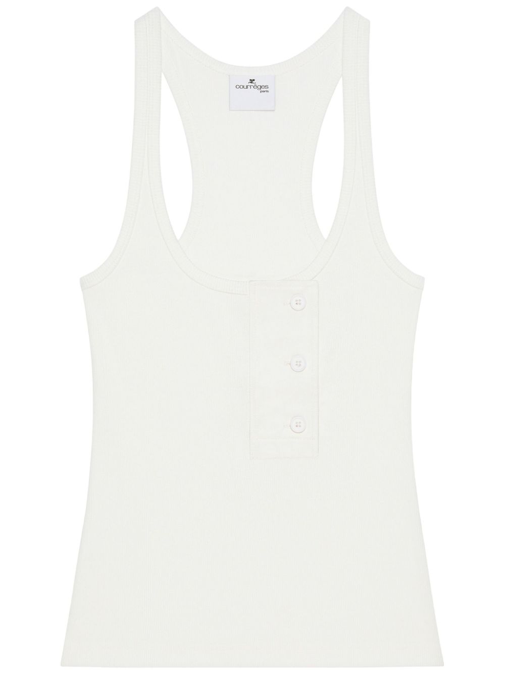 Courrèges Oblique 90's tank top