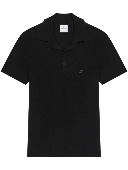 Polo en maille nervurée - Courrèges - Modalova
