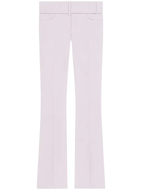 Courrèges belted bootcut trousers