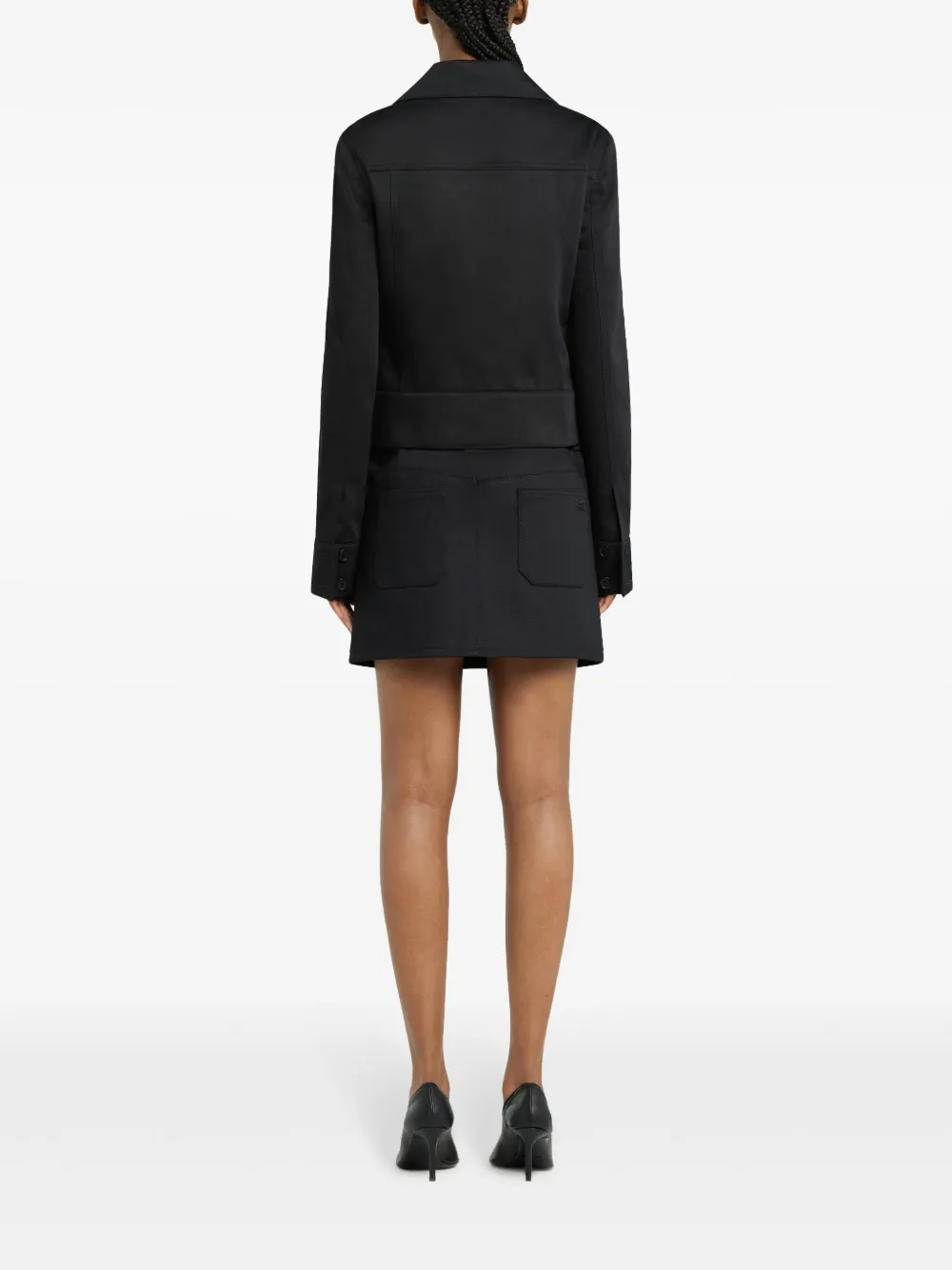 Courrèges Shirtjack met knopen Zwart