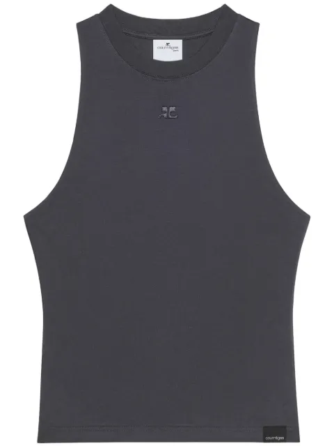 Courrèges drop-armholes tank top
