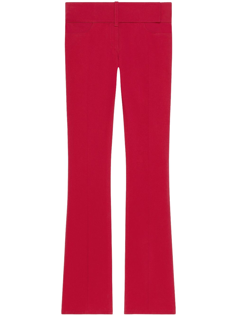 Courrèges bootcut trousers - Red