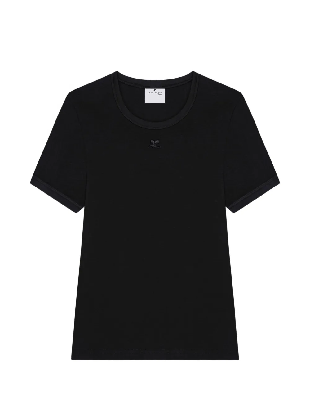 Courrèges signature contrast T-shirt