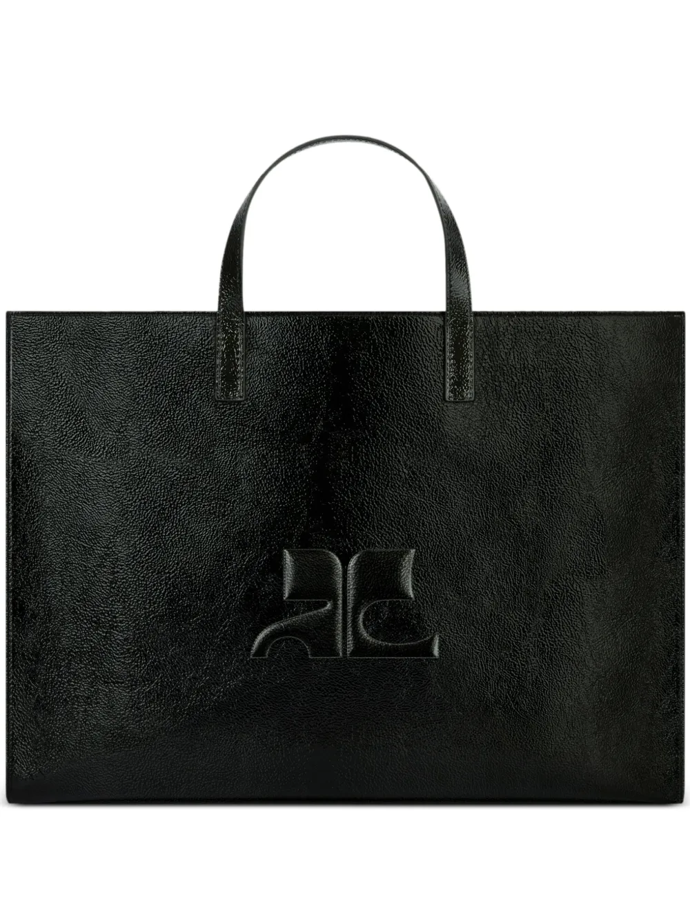 Courrèges Heritage tote bag | Black | Image 1