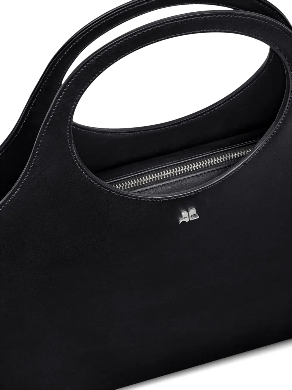 Shop Courrèges Large Holy Day Tote Bag In Black
