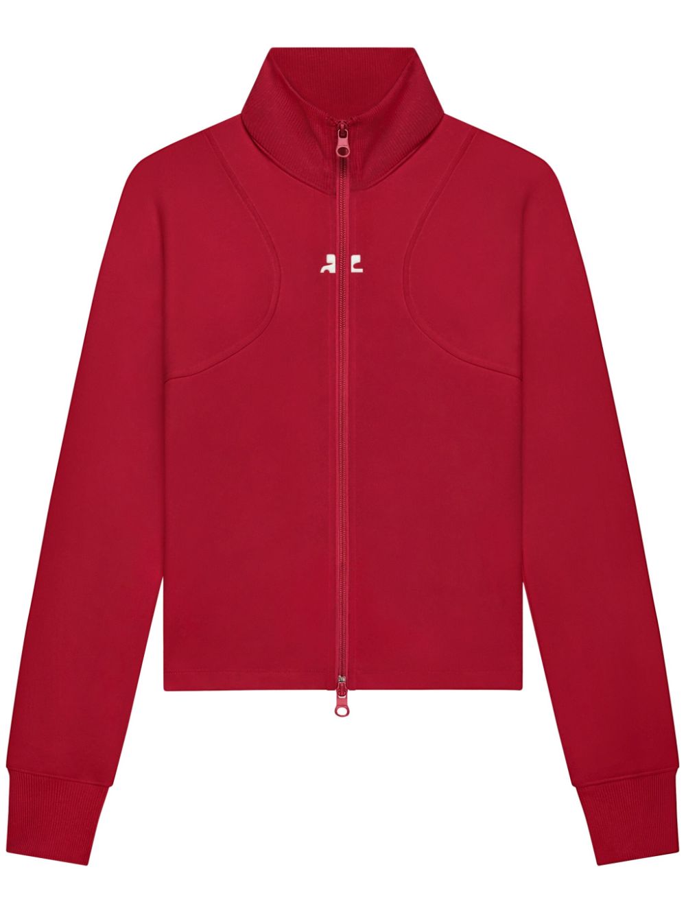 Courrèges scuba track jacket - Red