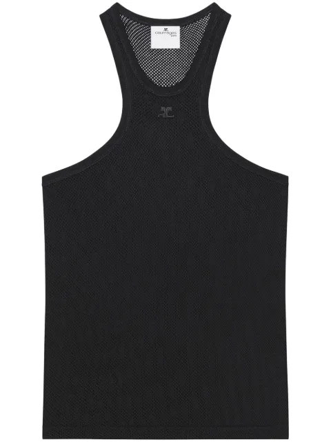 Courrèges camiseta de malla