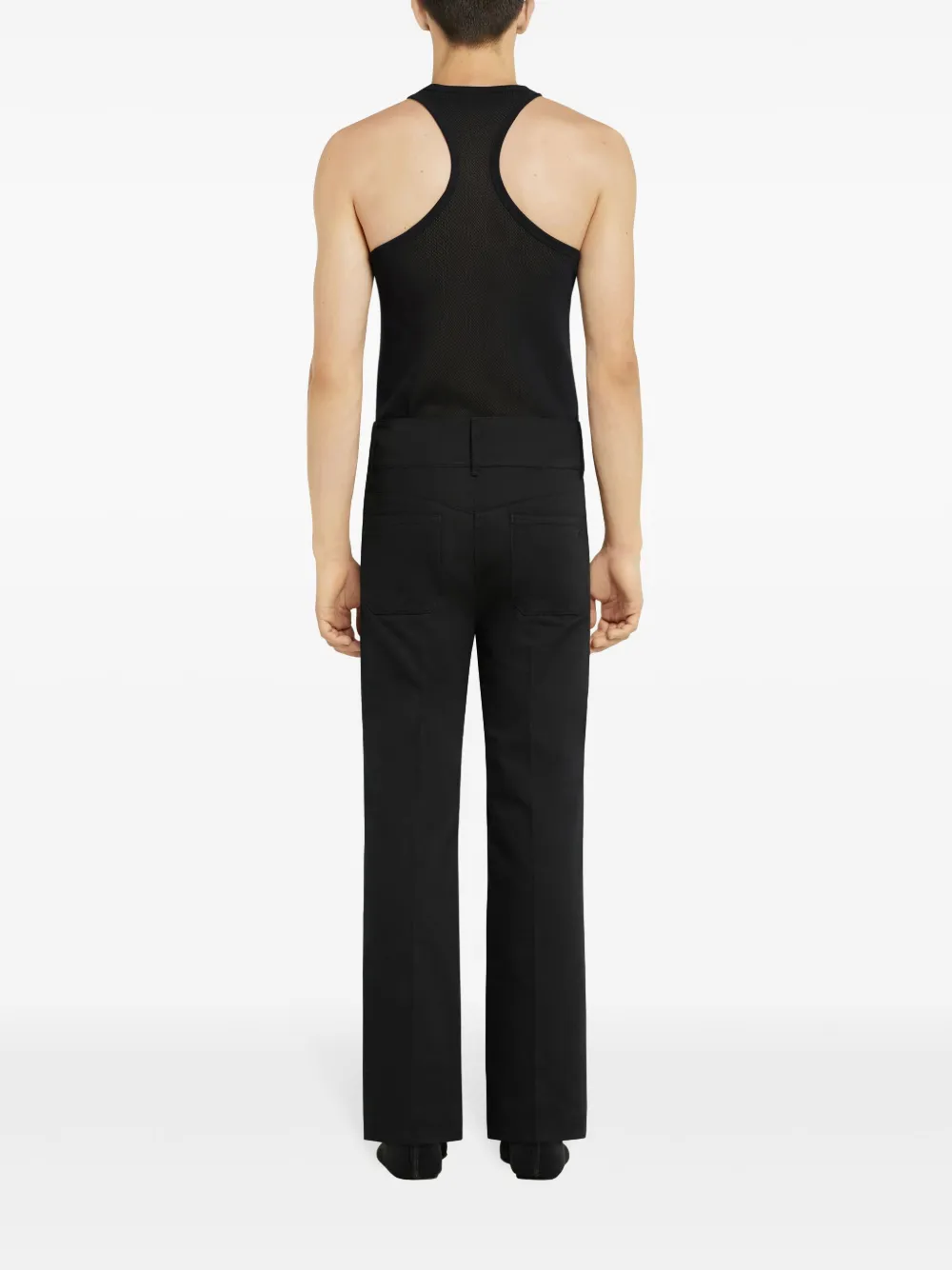 Courrèges Mesh tanktop Zwart