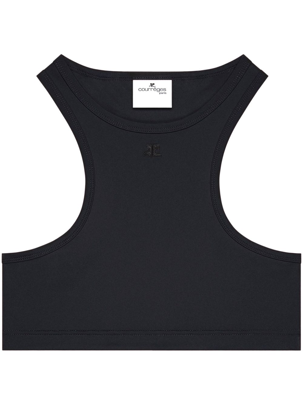 Courrèges racerback crop top