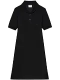 Courrèges polo mini dress - Black