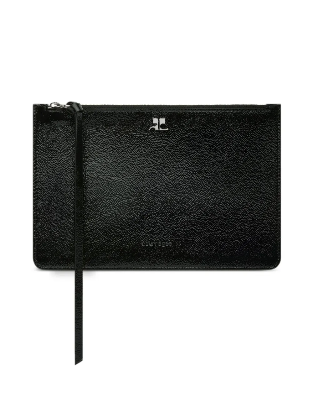 Courrèges leather clutch bag