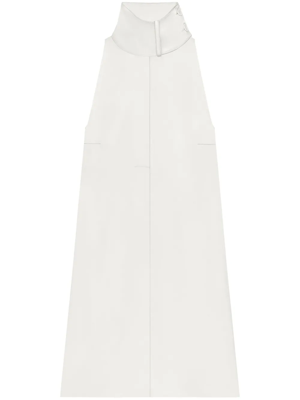 Courrèges vestido corto con mascada | neutro | Image 1