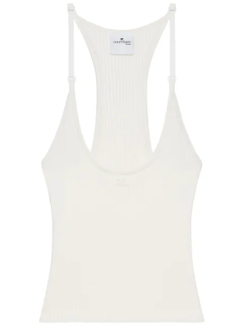 Courrèges scuba-knit tank top