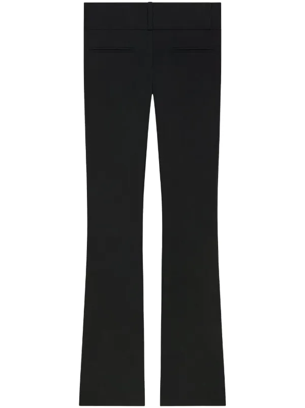 Courreges★ オブリーク テーラード フレアパンツ Courreges テーラードパンツ ブラック | Lyst