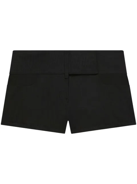 Courrèges shorts con cinturón