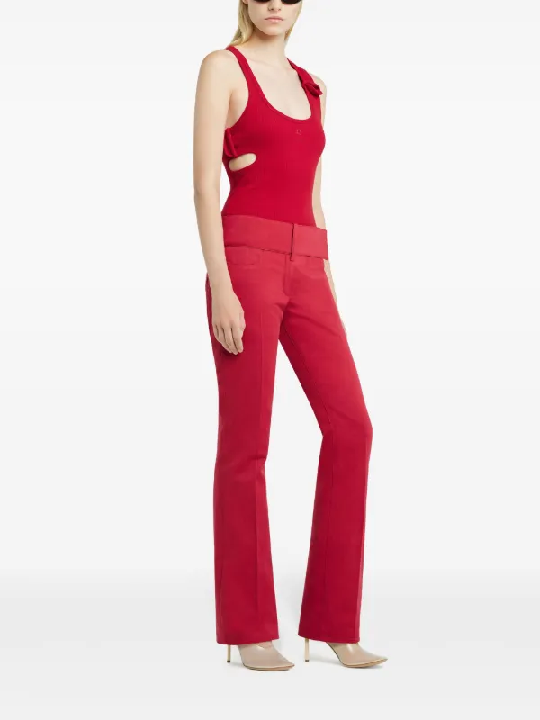 Courrèges 90's リブ タンクトップ | レッド | FARFETCH JP