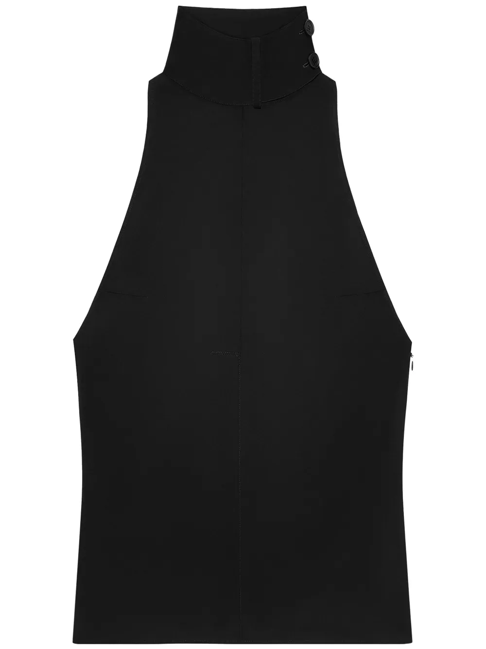 Courrèges Mouwloze blouse Zwart
