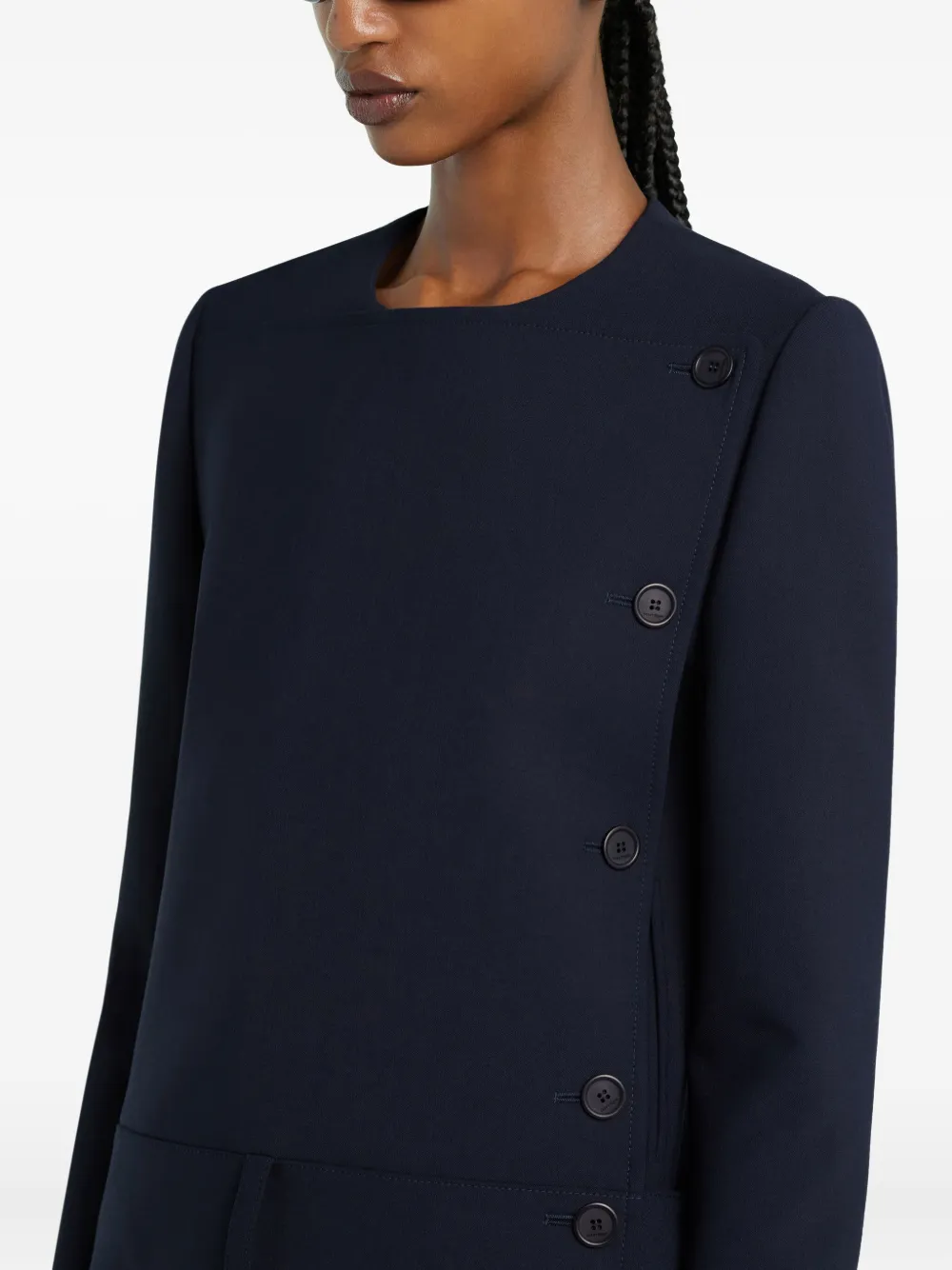 COURRÈGES BUTTONED TAILORED JACKET