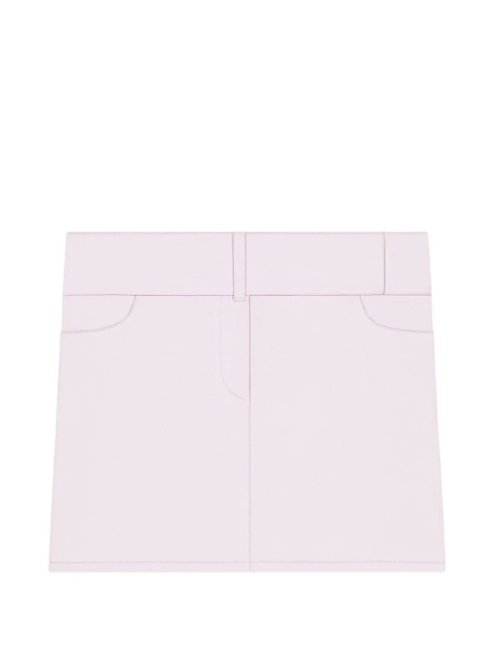 Courrèges Minigonna con cintura - Rosa