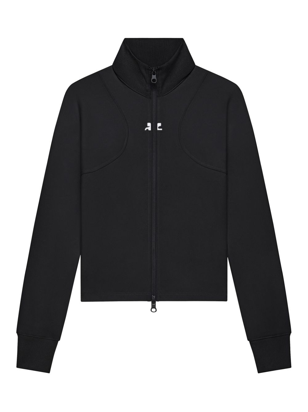 Courrèges Scuba jersey jack - Zwart