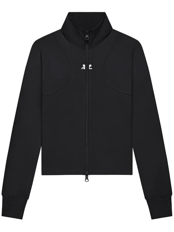 Courrèges Scuba-jersey Jacket in Black