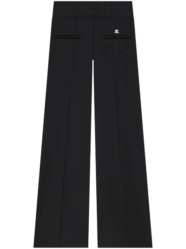Courrèges Interlock Track Pants | Black | FARFETCH