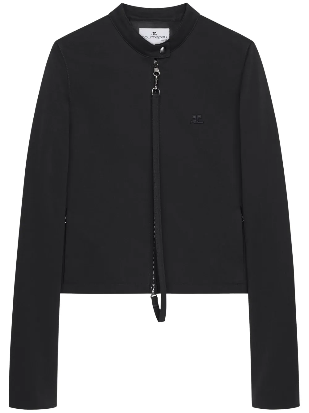 Courrèges Jack met rits Zwart