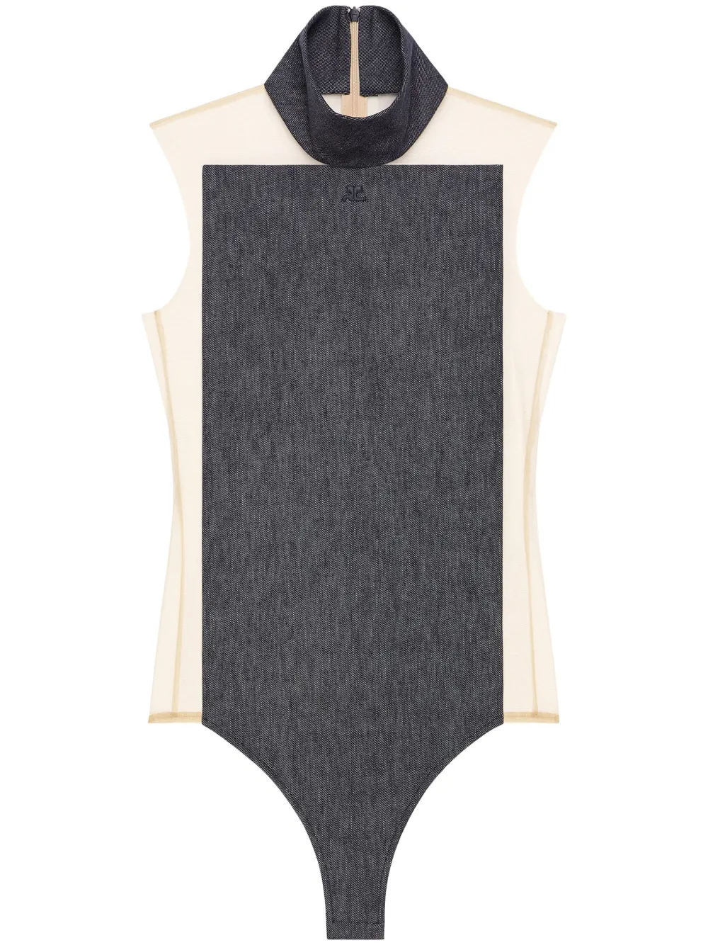 Courrèges Illusion body Grijs