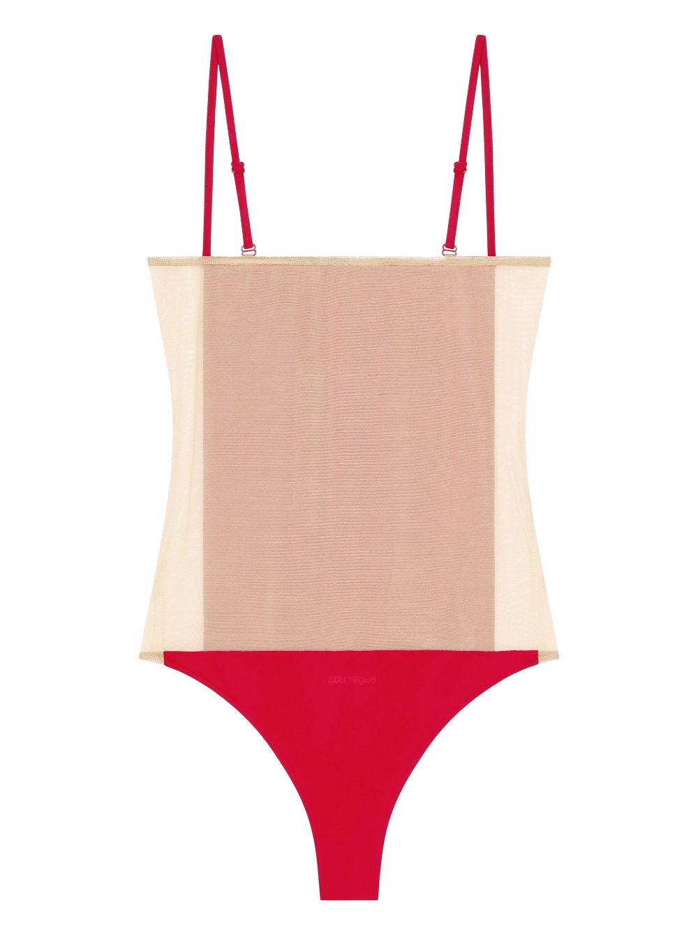 Courrèges Illusion badpak - Rood