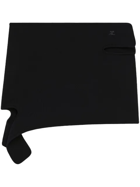 Courrèges loop-knit mini skirt