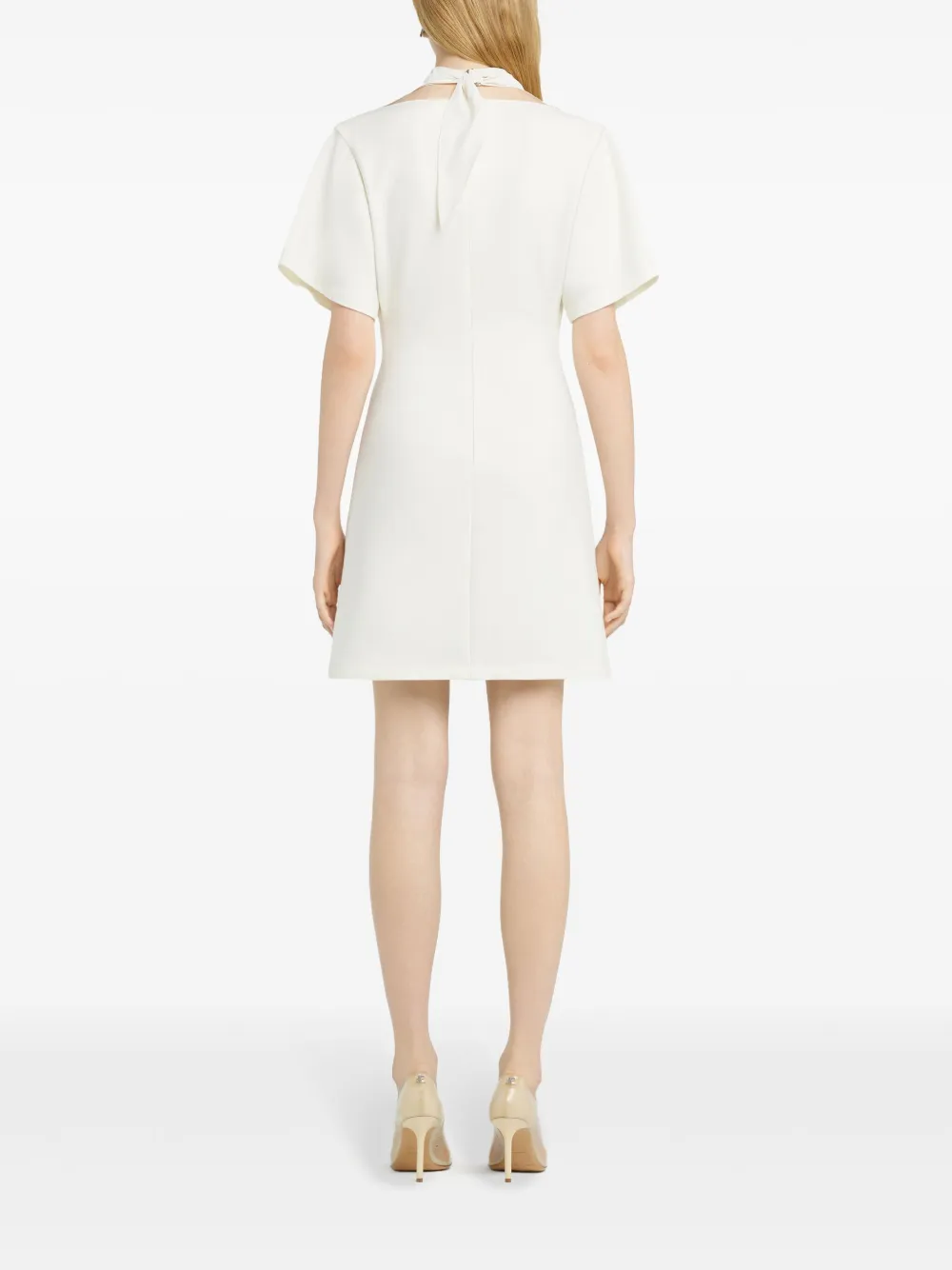 Shop Courrèges Scarf Dress In White
