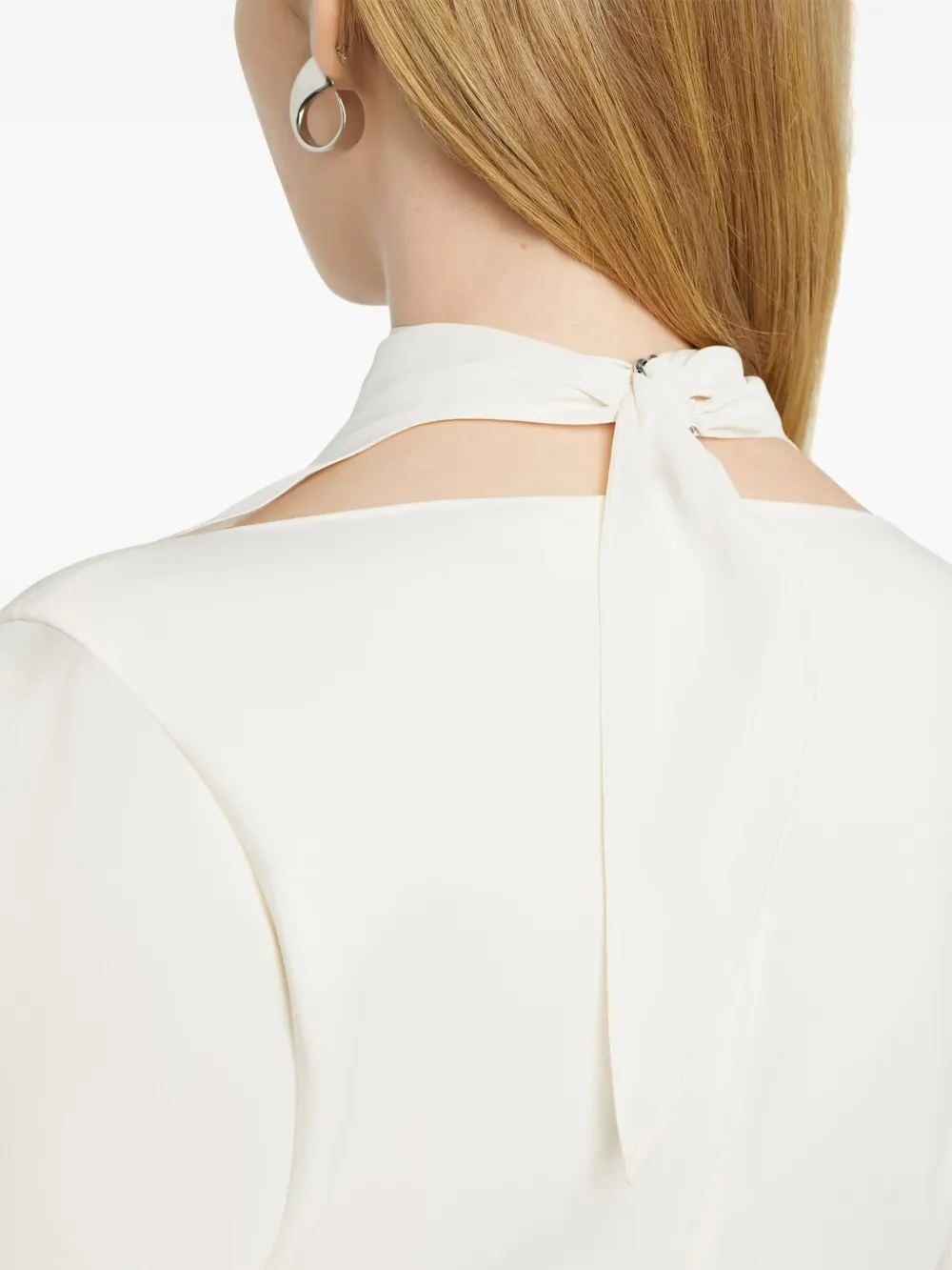 Shop Courrèges Scarf Dress In White