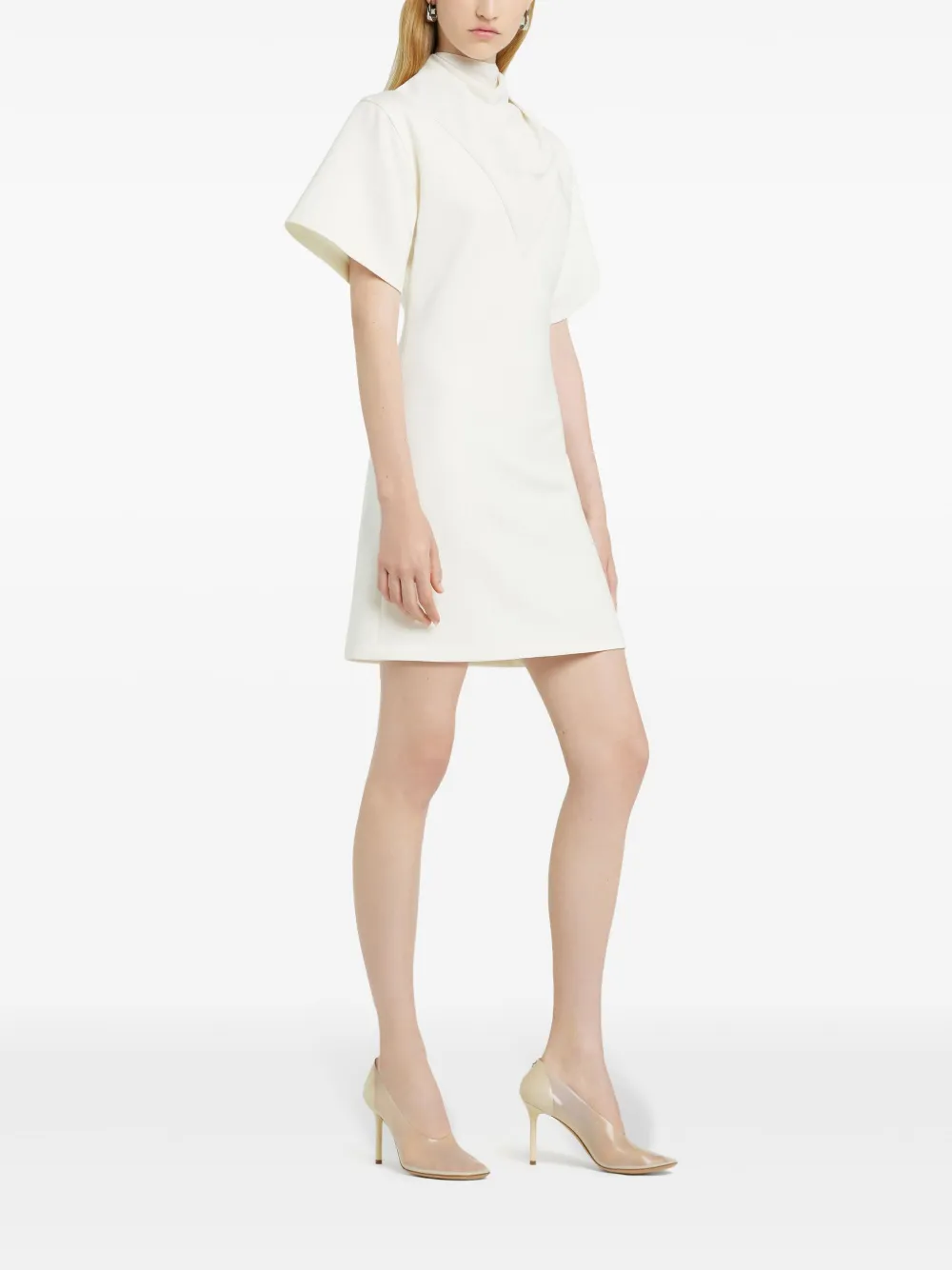Shop Courrèges Scarf Dress In White