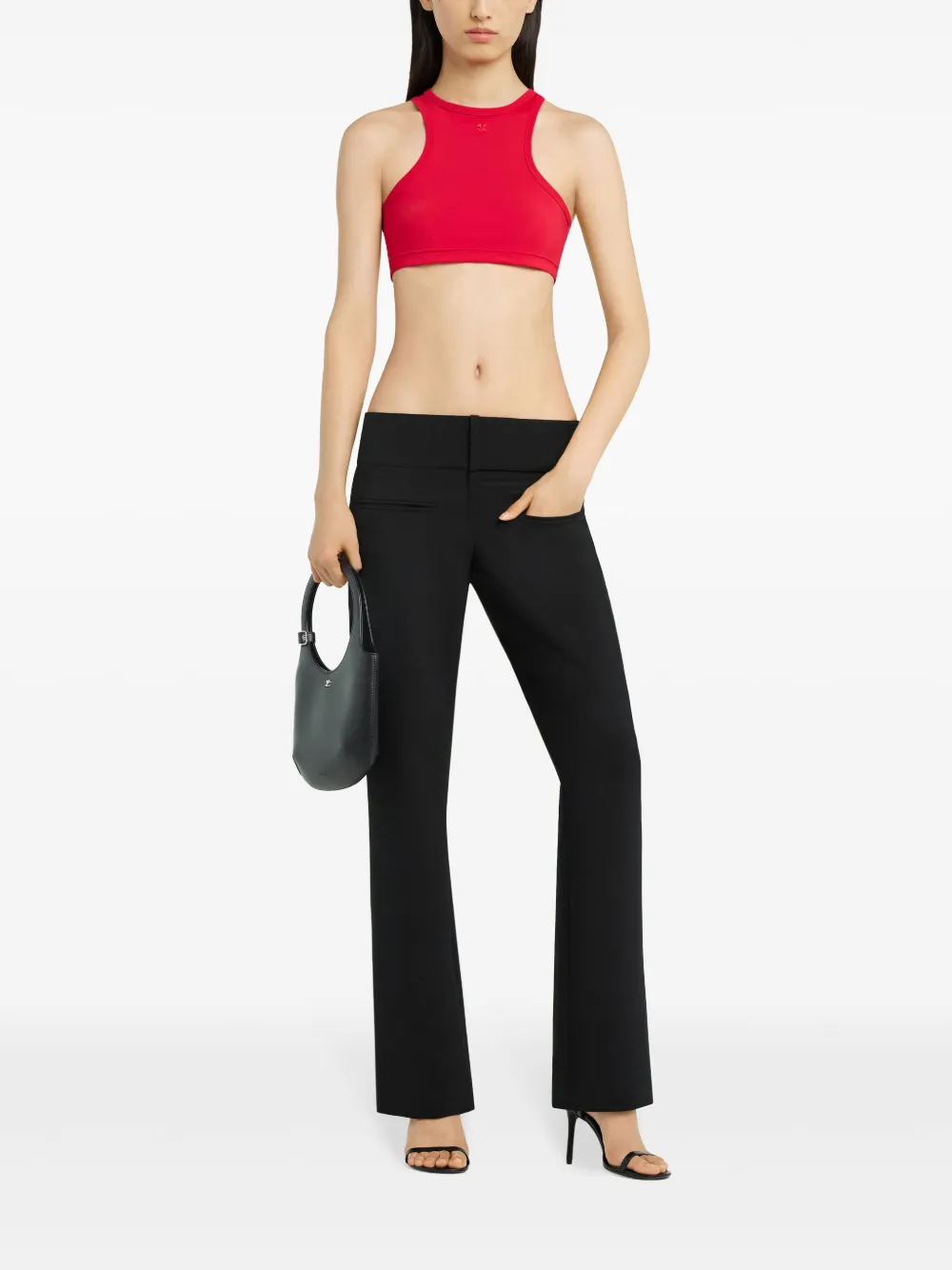 Courrèges top corto con espalda de nadador | Chalecos y camisetas | Image 2