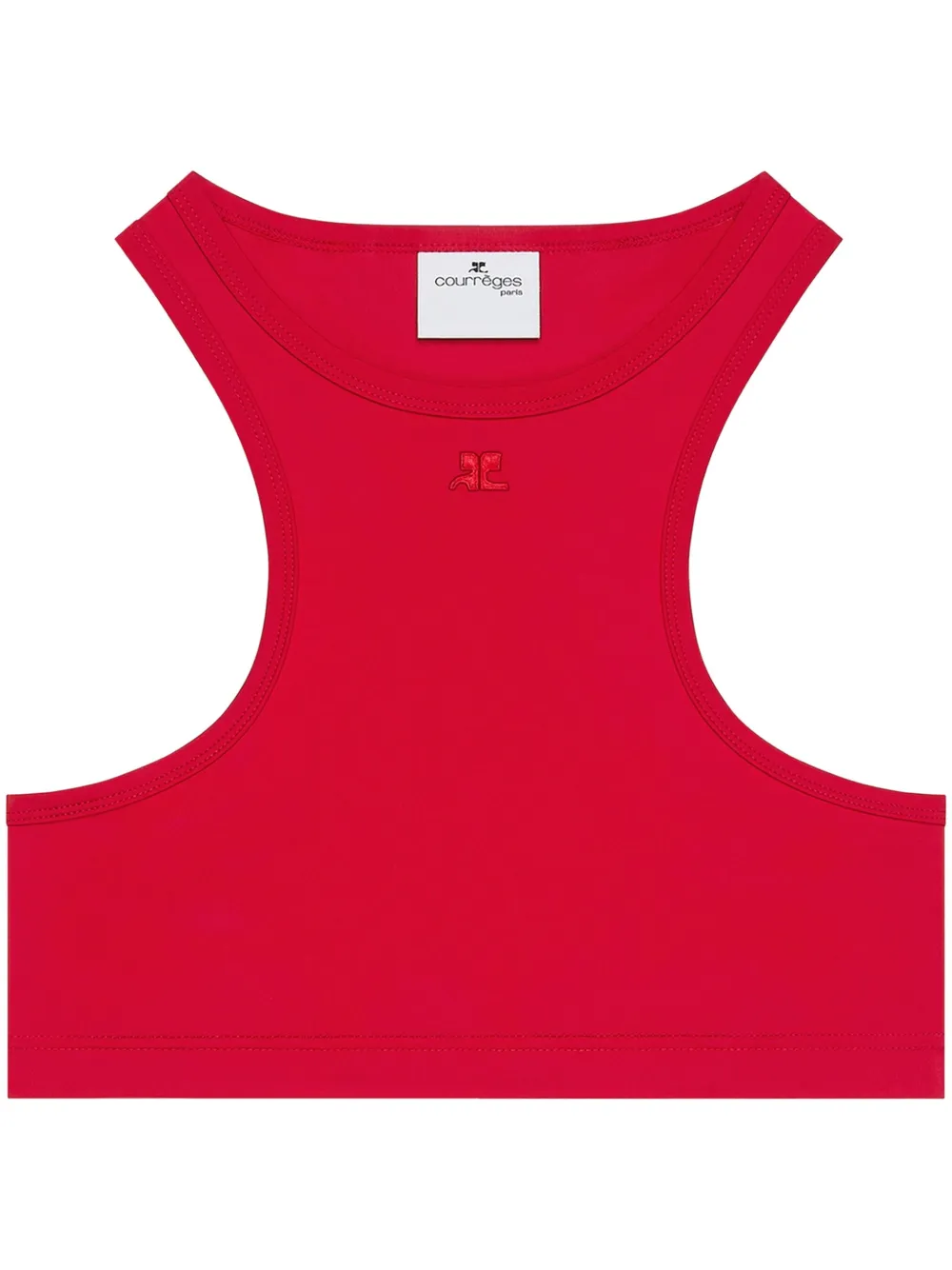 Courrèges レーサーバック トップ - レッド Courrèges レーサーバック トップ - レッド