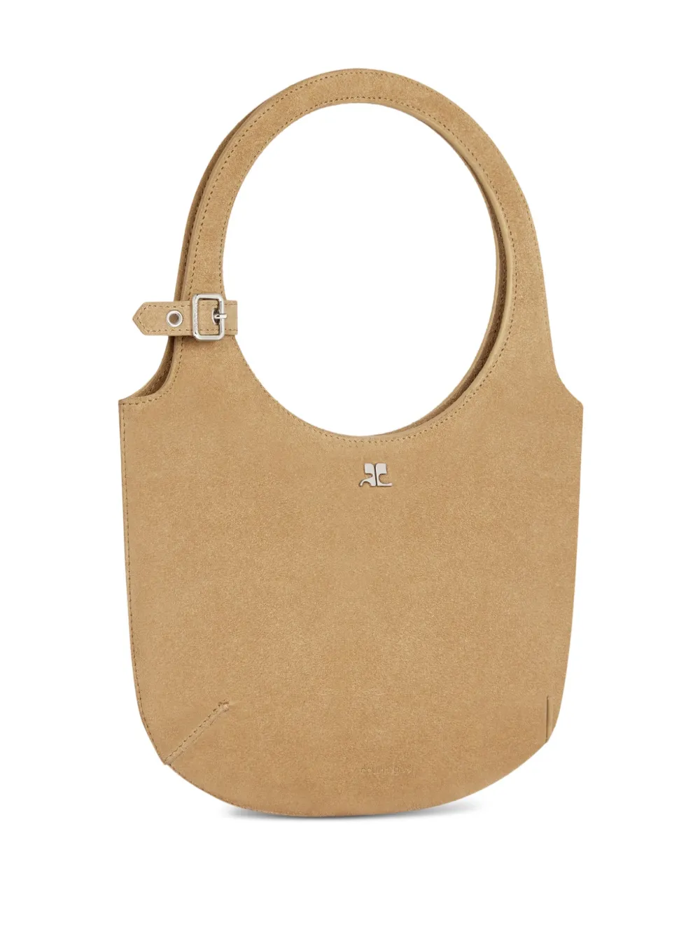 Shop Courrèges Holy Tote Bag In Brown