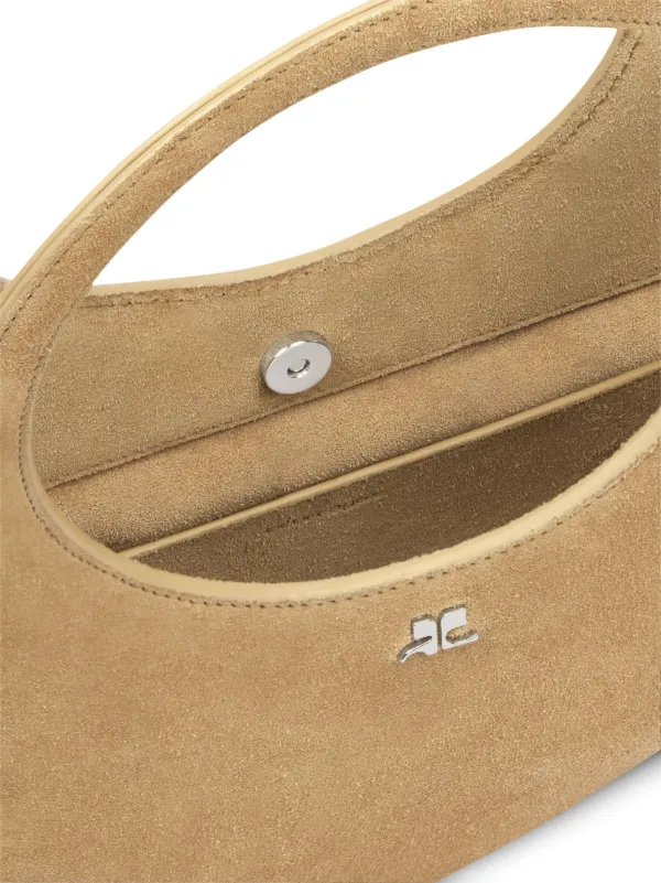 【関税込み】Courreges ブラウン Holy サテン バッグ Courrèges Holy ハンドバッグ S | ブラウン | FARFETCH JP