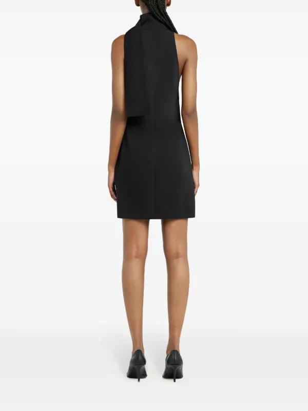 Courrèges スカーフ ミニドレス | ブラック | FARFETCH JP