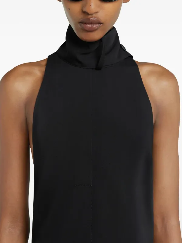 Courrèges スカーフ ミニドレス | ブラック | FARFETCH JP