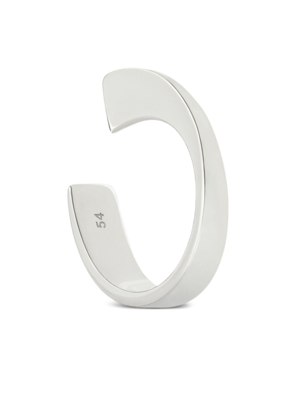 Courrèges Asymmetrische ring - Zilver