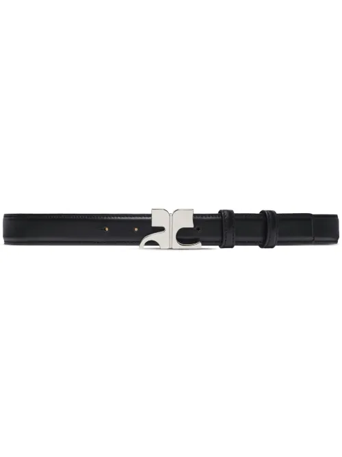 Ceinture AC en cuir - Courrèges - Modalova
