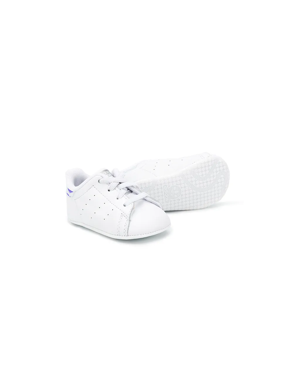 adidas Kids Adidas Stan Smith Crib Crib "White Iridescent"