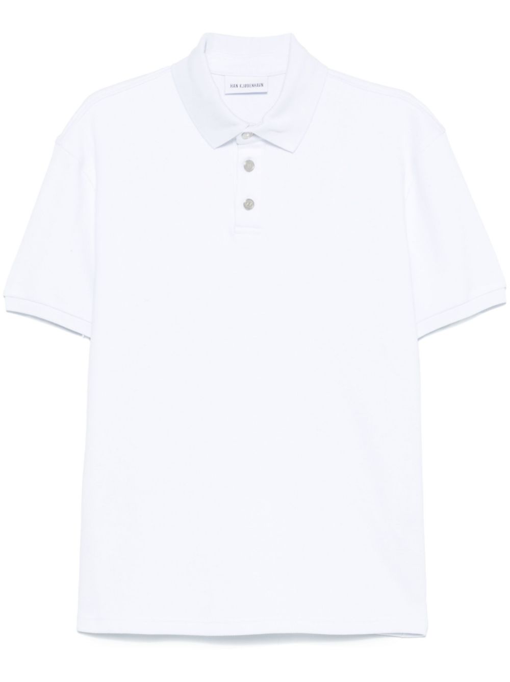 Han Kjøbenhavn piqué polo shirt - White