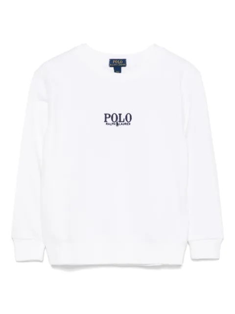 POLO RALPH LAUREN KIDS logo French terry sweatshirt
