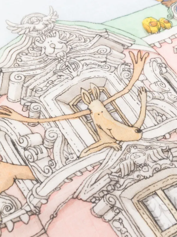 Atelier Choux Monceau Mansion ブランケット 99cm x 95cm | ブルー