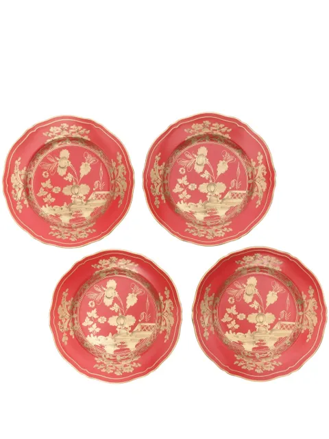 GINORI 1735 Rubrum Desert plates (set of four)