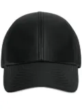 Courrèges AC leather cap - Black